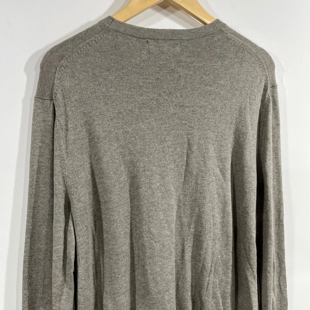 Banana Republic Old Money Silk Cashmere Crewneck Sweater Luxe Yarn Mens Large